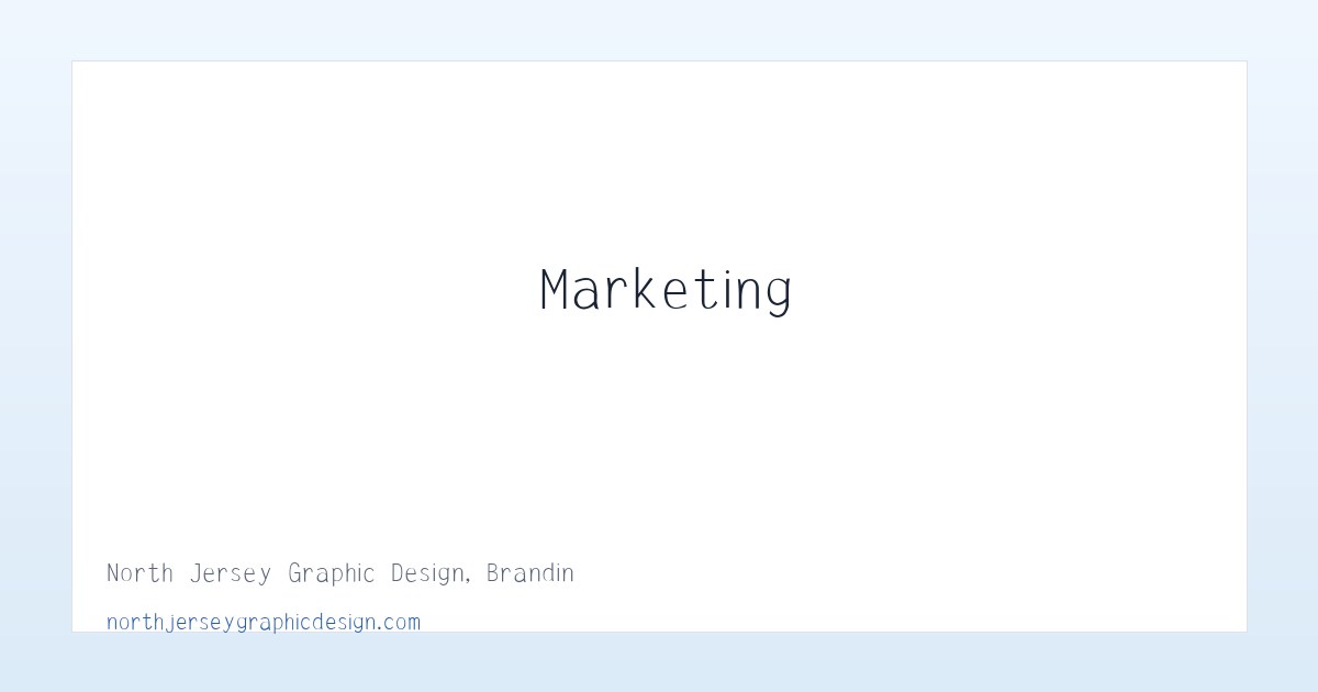 North Jersey Graphic Design, Branding &amp; Marketing NJNorth Jersey Graphic Design 主图